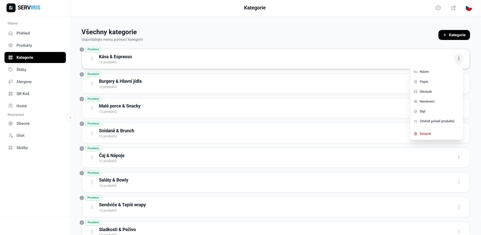 Categories Management