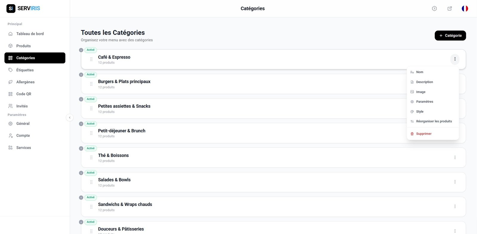 Categories Management