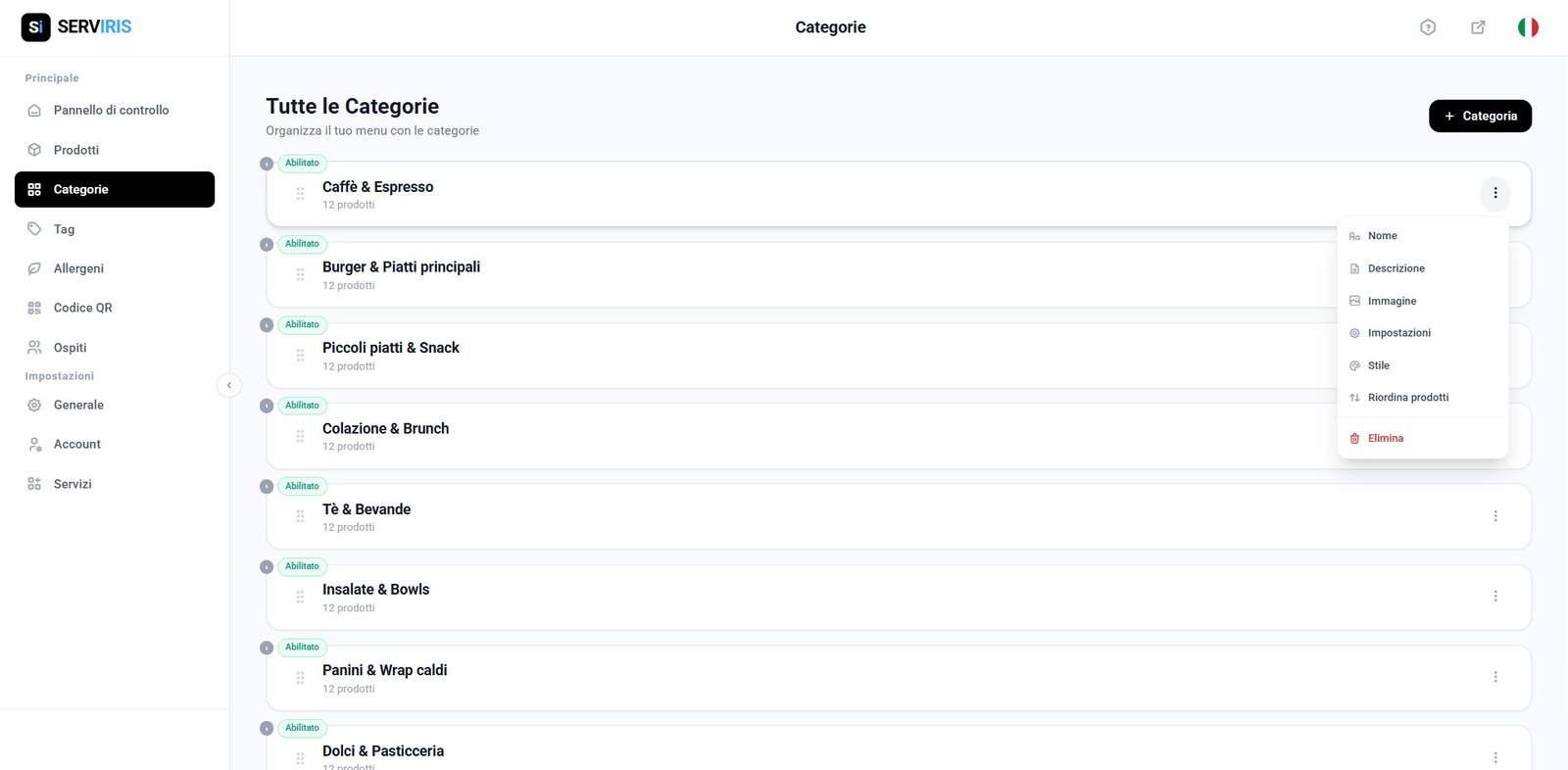 Categories Management